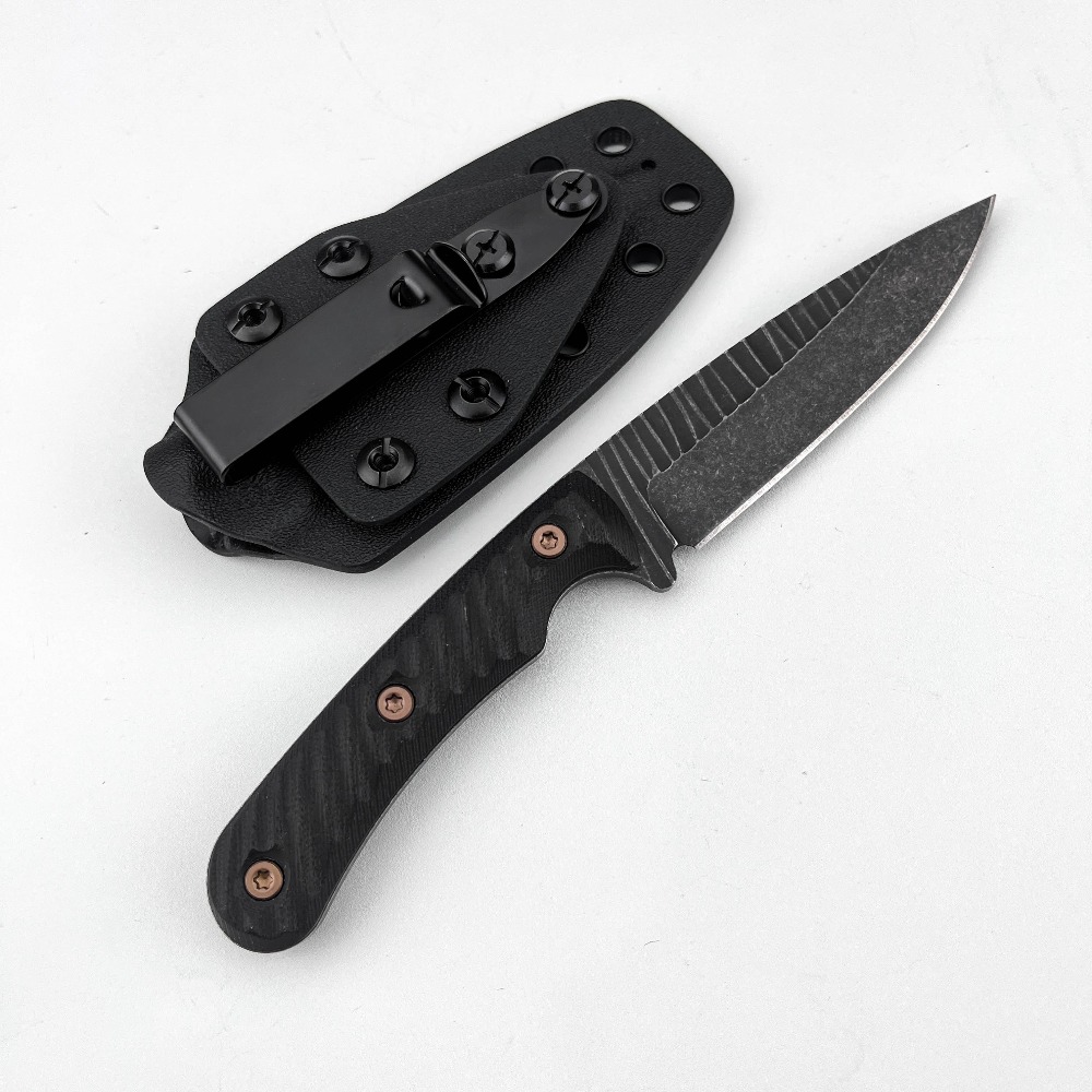Edc Fixed Blade Deep Carry - 풀탱 부시크래프트 나이프 D2 블레이드 미끄럼