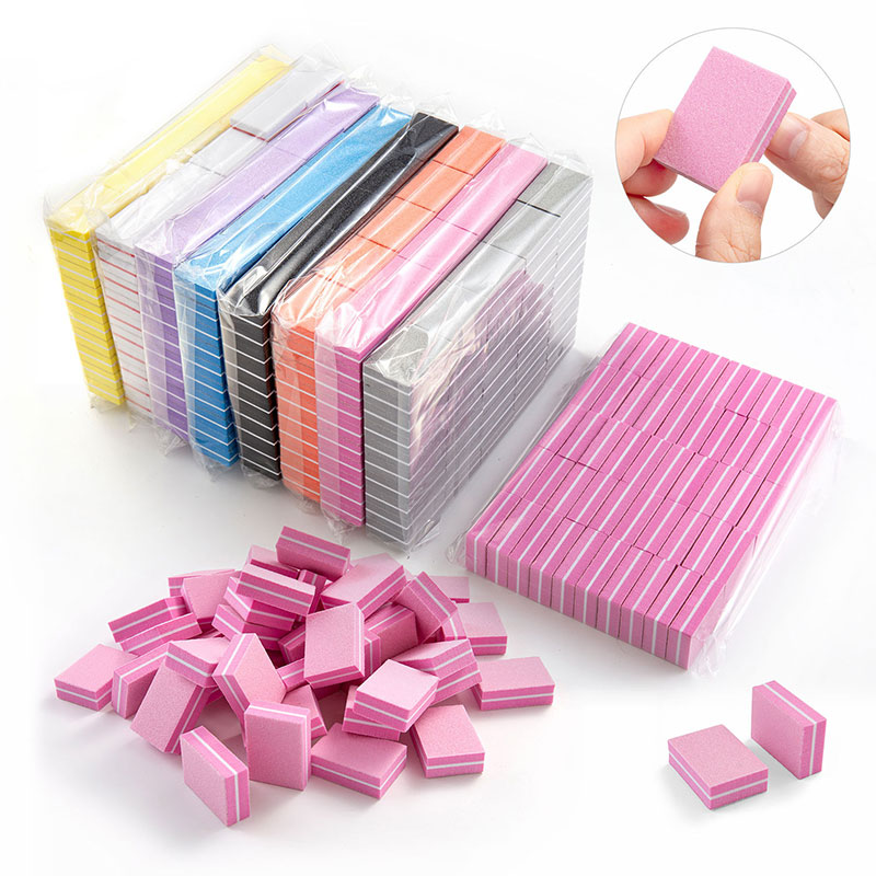 Nail File Titanium - 10/50pcs 미니 네일 아트 버퍼 스폰지