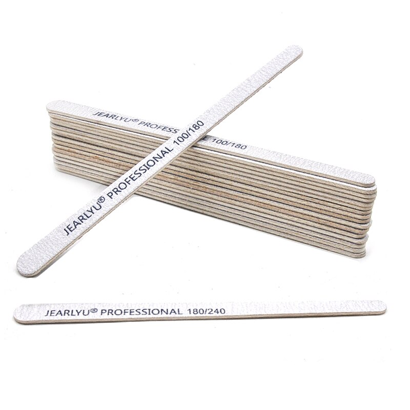 Nail File Titanium - 10/20/100 Pcs 강한 두꺼운 나무 네일