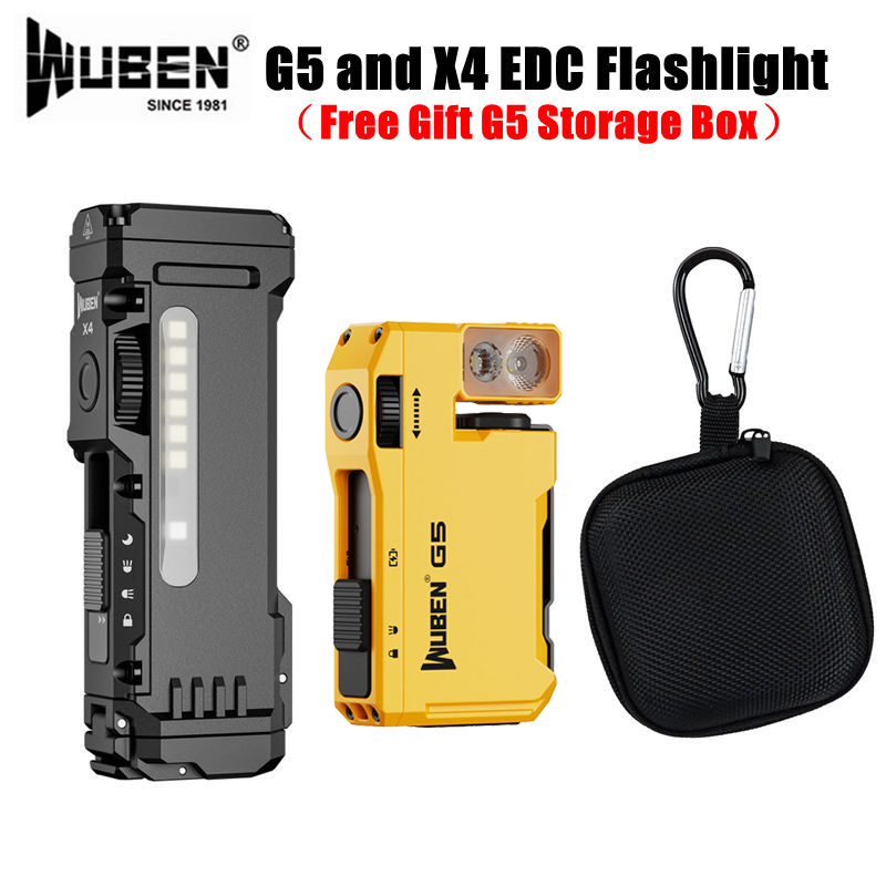 Edc Carry Flashlight - WUBEN G5 & X4 EDC 손전등
