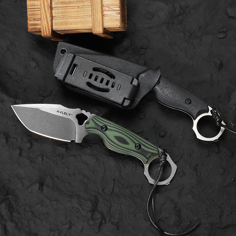 Edc Fixed Blade Deep Carry - 고경도 DC53 강철 직선 날칼; 야외