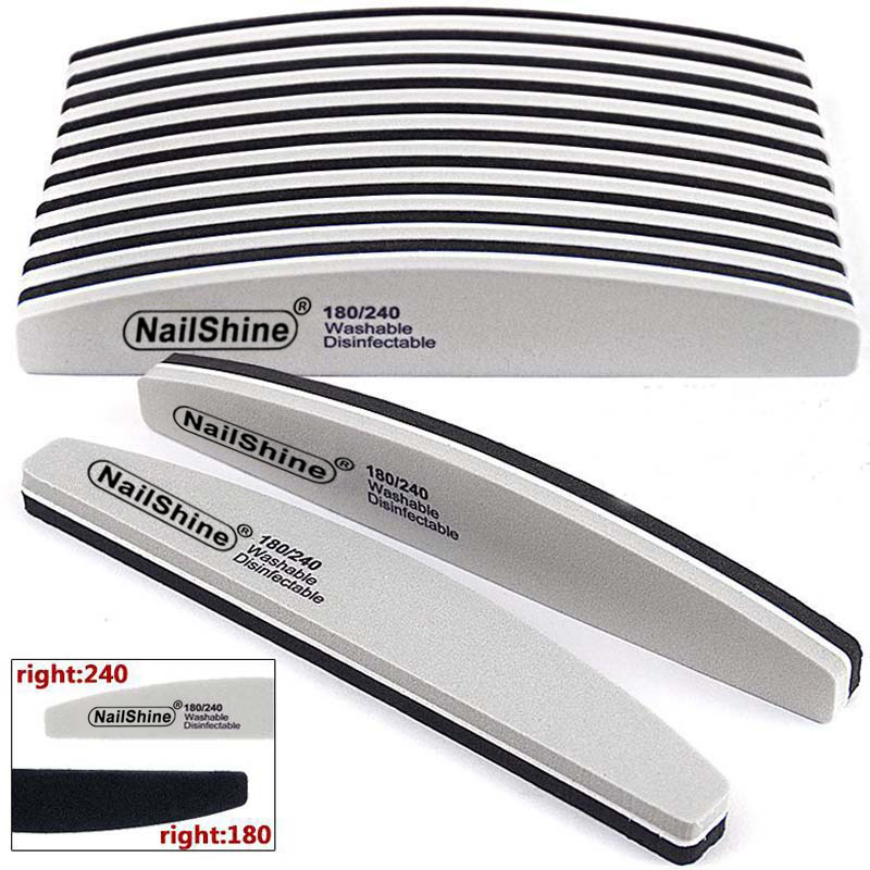 Nail File Titanium - 5pcs 스폰지 블록 네일 파일 180/240