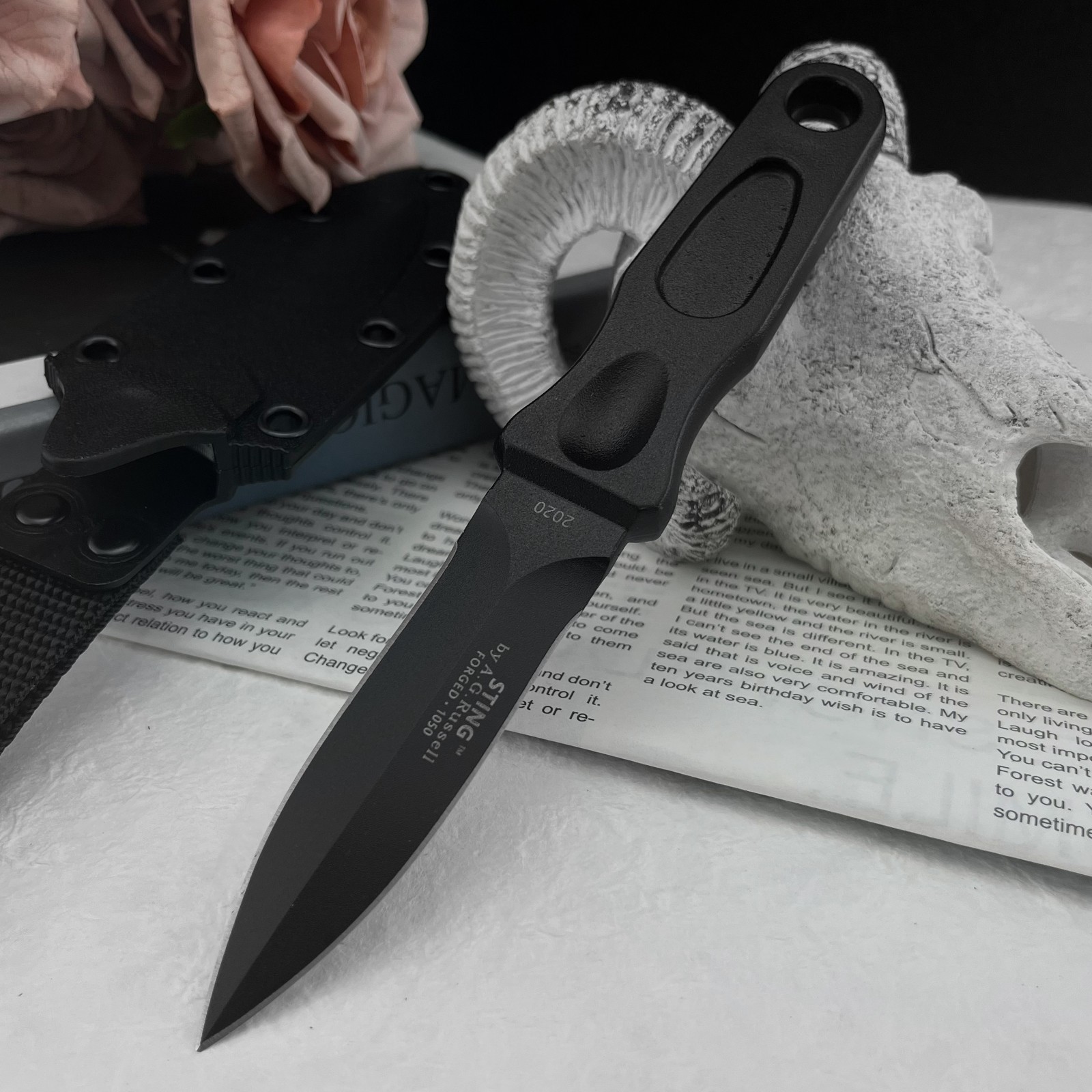 Edc Gear Every Day Carry - 다용도 고정날 나이프 8Cr13MoV 스틸 아웃도어