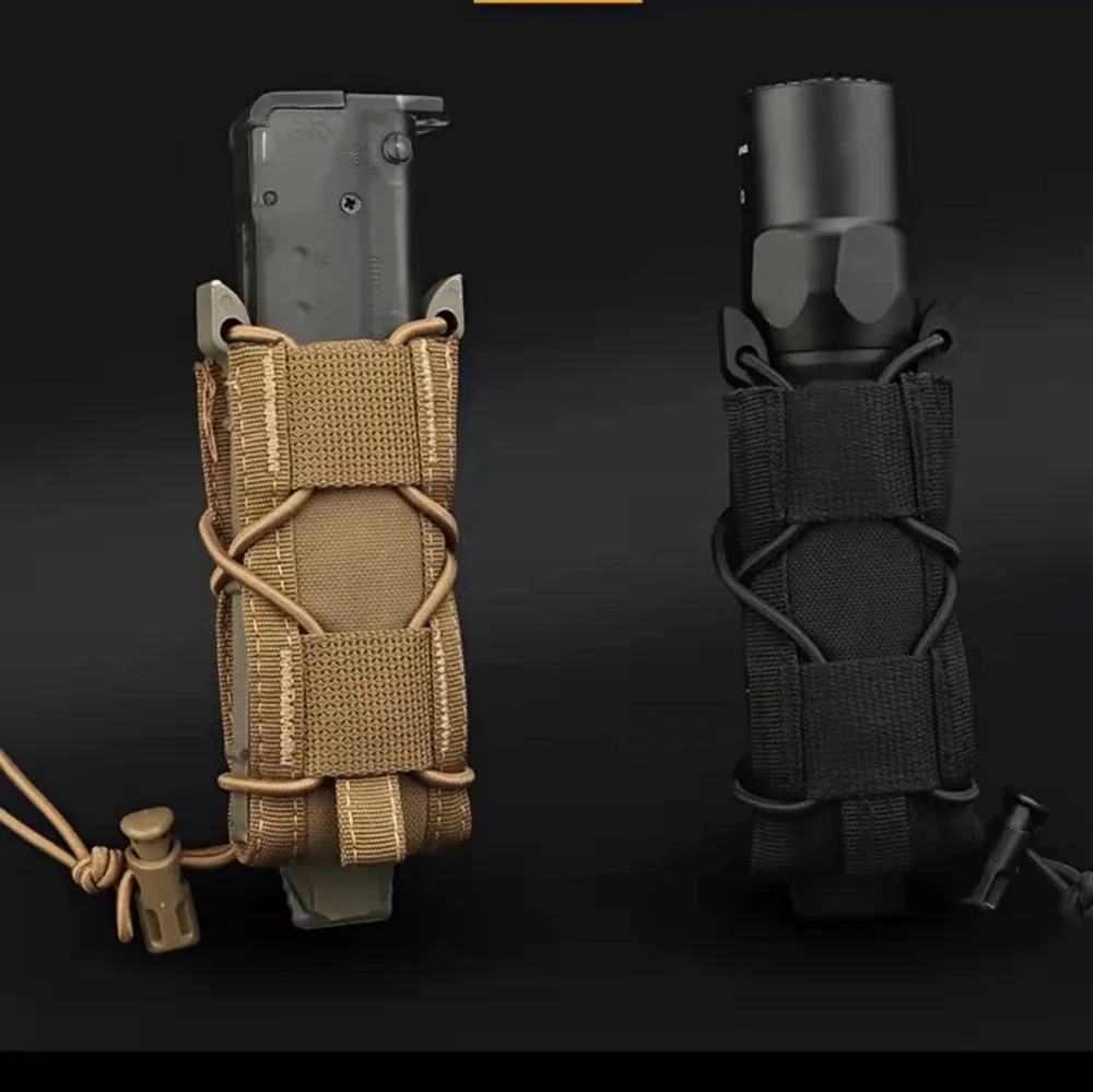 9MM 권총 단일 잡지 주머니 Molle 미니 매거진  - Edc Carry Flashlight 리뷰 및 가격