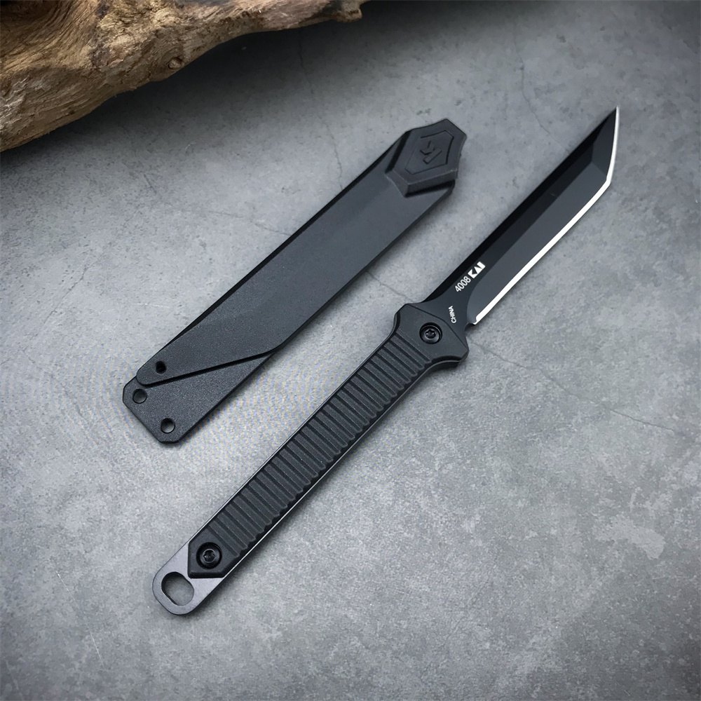 4008 EDC 고정날 사냥칼 8CR13MOV 스틸 블 - Edc Fixed Blade Deep Carry 리뷰 및 가격