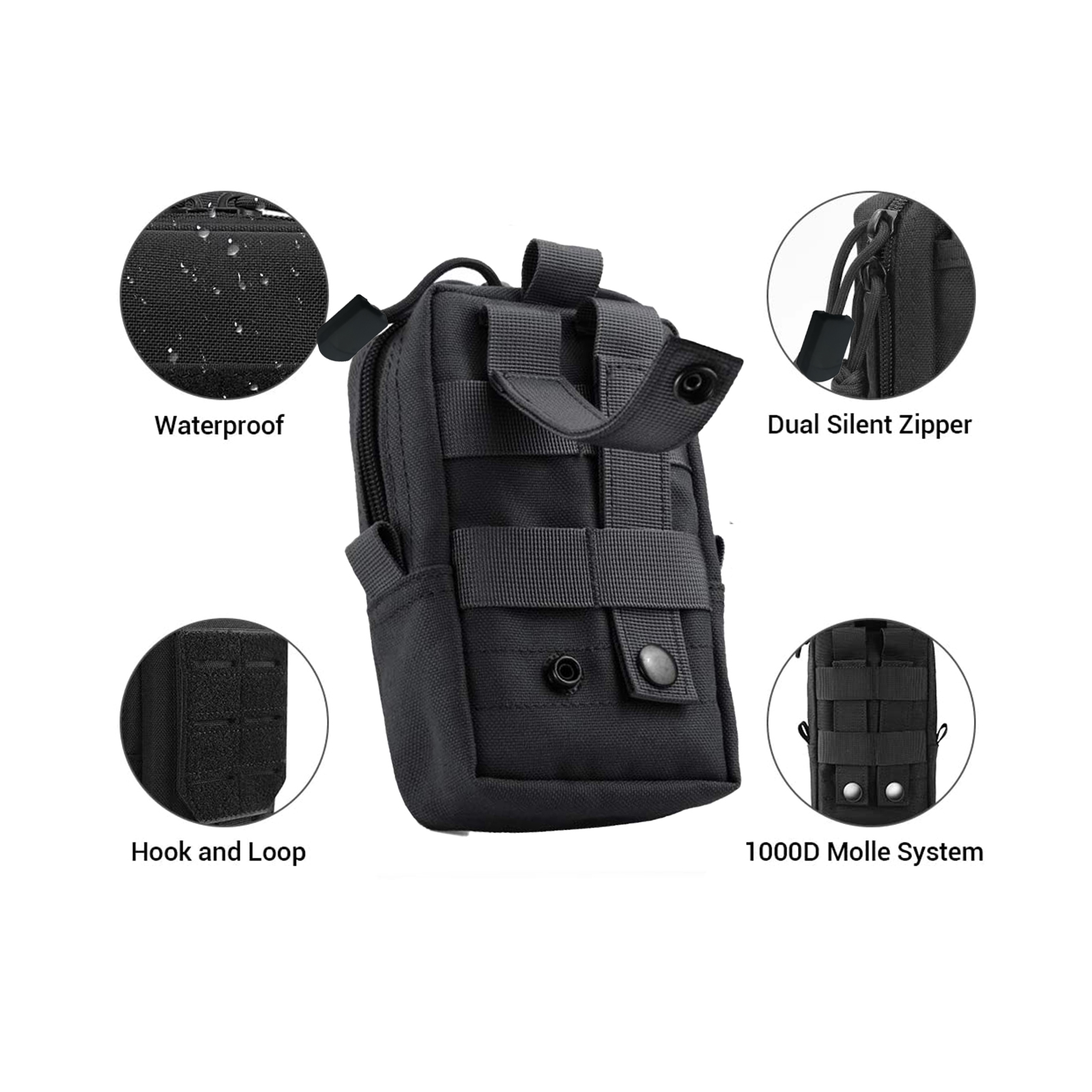 남성용 전술 몰리 파우치, 허리 가방, 야외 EDC 도 - Edc Carry Pouch 리뷰 및 가격