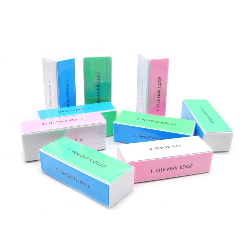 5pcs 다채로운 버핑 블록 4 웨이 네일 버퍼 블록  - Nail File Titanium 리뷰 및 가격