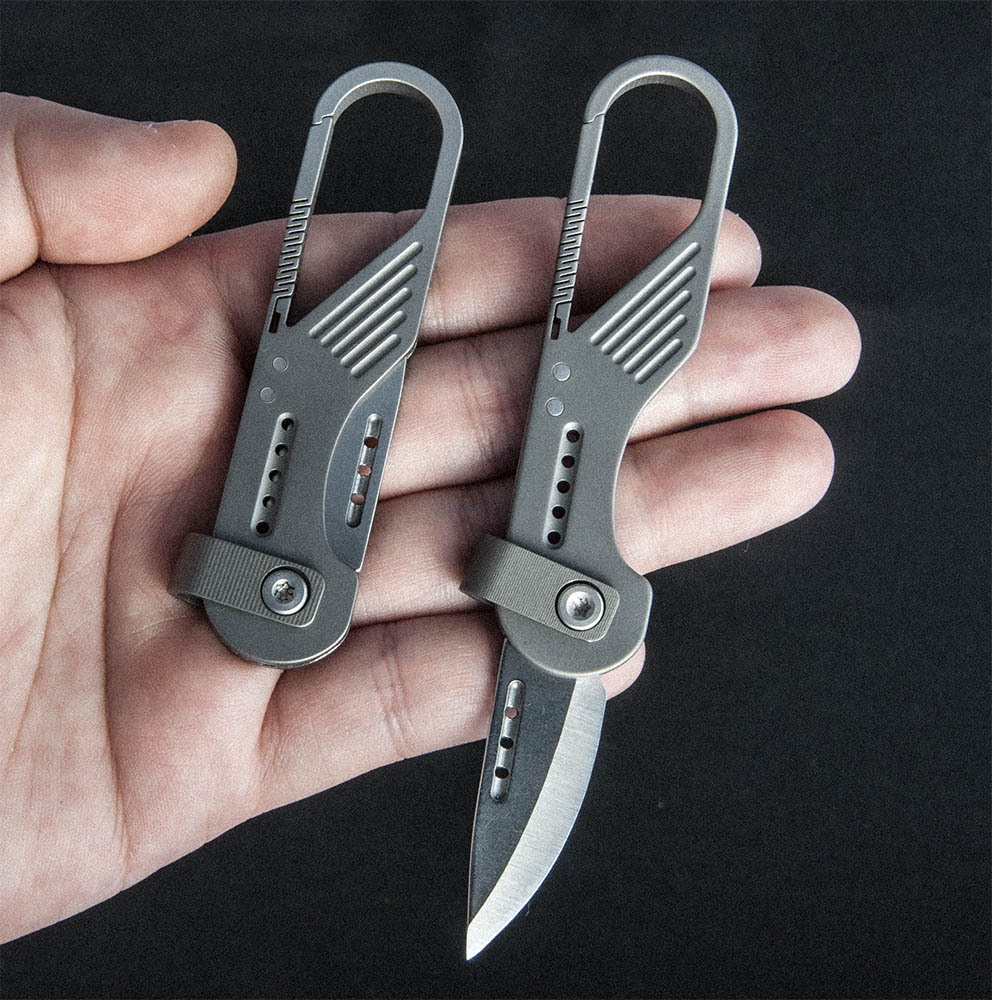 티타늄 합금 열쇠고리 미니 접이식 칼 휴대가 편리한 야 - Edc Carry Essentials 리뷰 및 가격