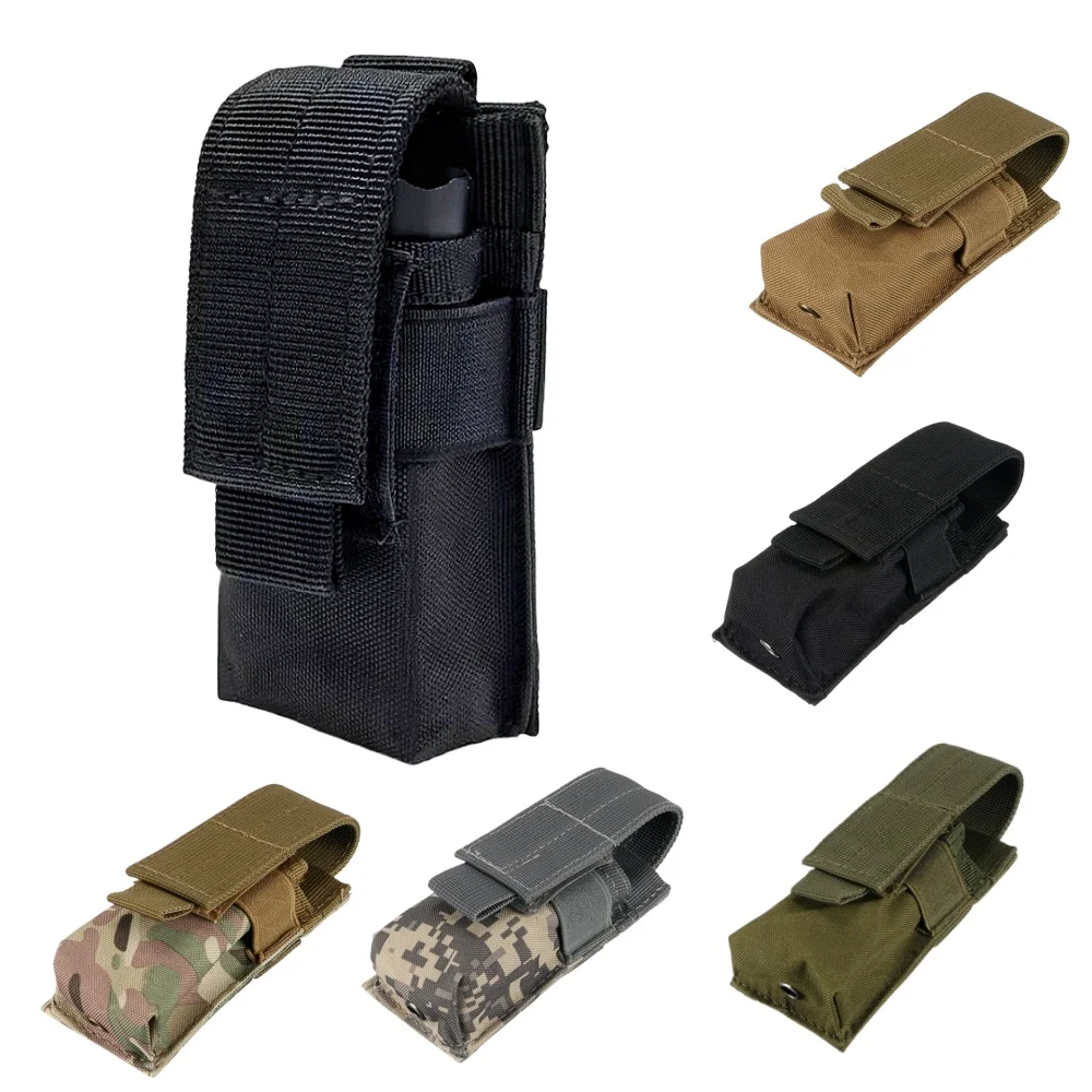 Molle 전술 M5 손전등 주머니 9MM 단일 잡지  - Edc Carry Flashlight 리뷰 및 가격