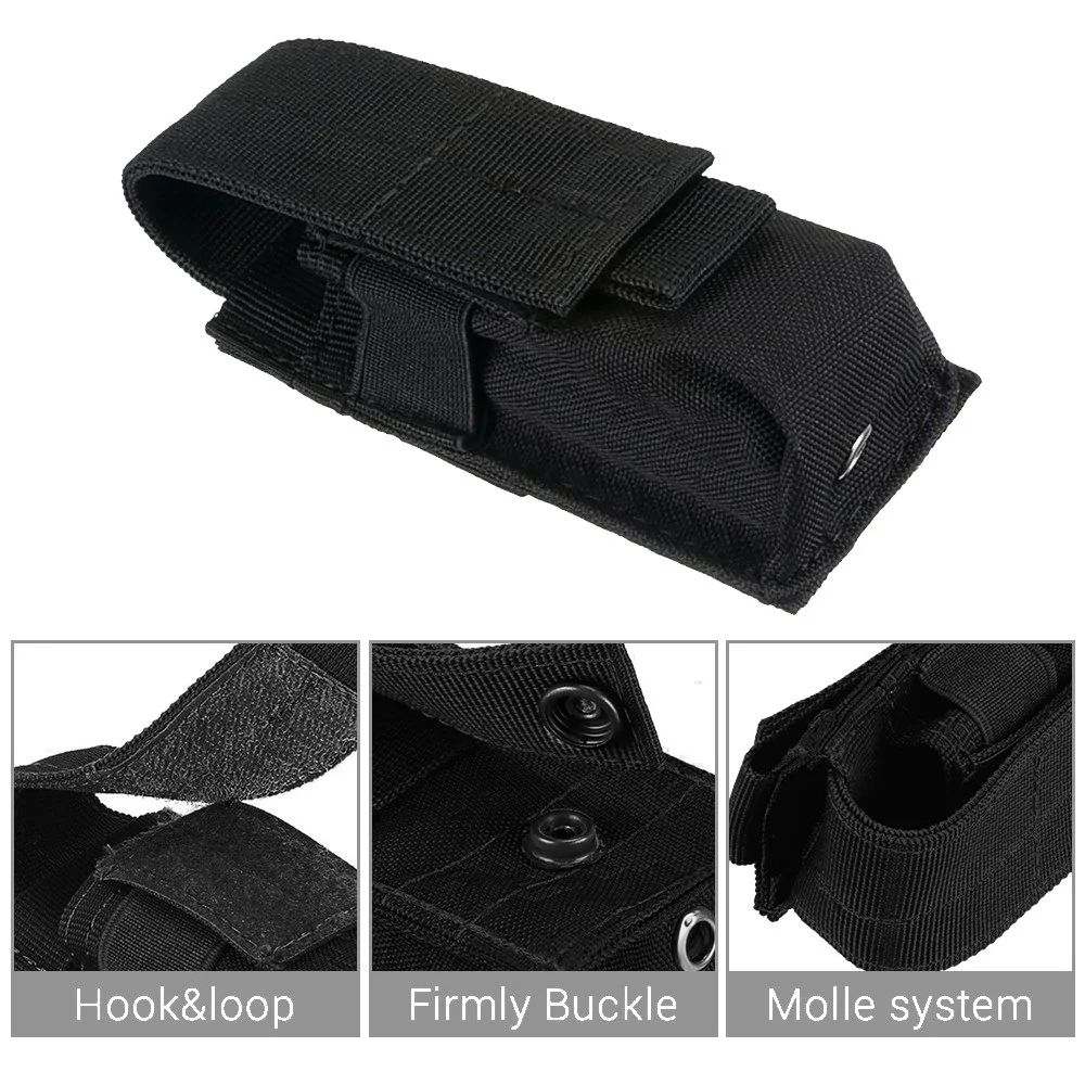 Molle 전술 M5 손전등 주머니 9MM 단일 잡지  - Edc Carry Flashlight 리뷰 및 가격