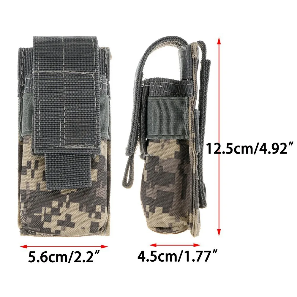 Molle 전술 M5 손전등 주머니 9MM 단일 잡지  - Edc Carry Flashlight 리뷰 및 가격