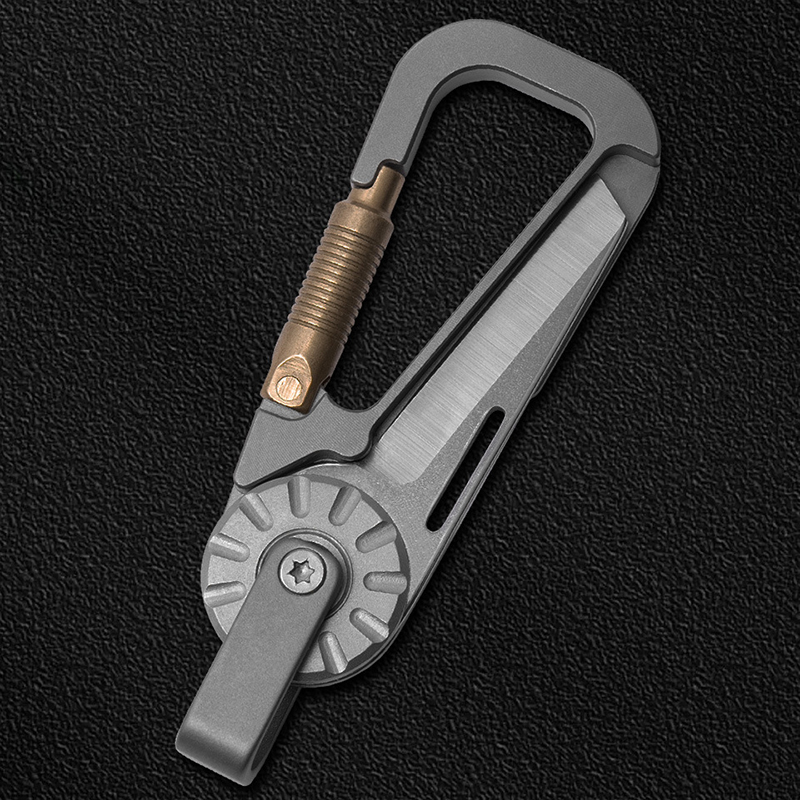 남성용 티타늄 합금 자동차 키체인 - 내장형 미니 나이 - Edc Carry Essentials 리뷰 및 가격