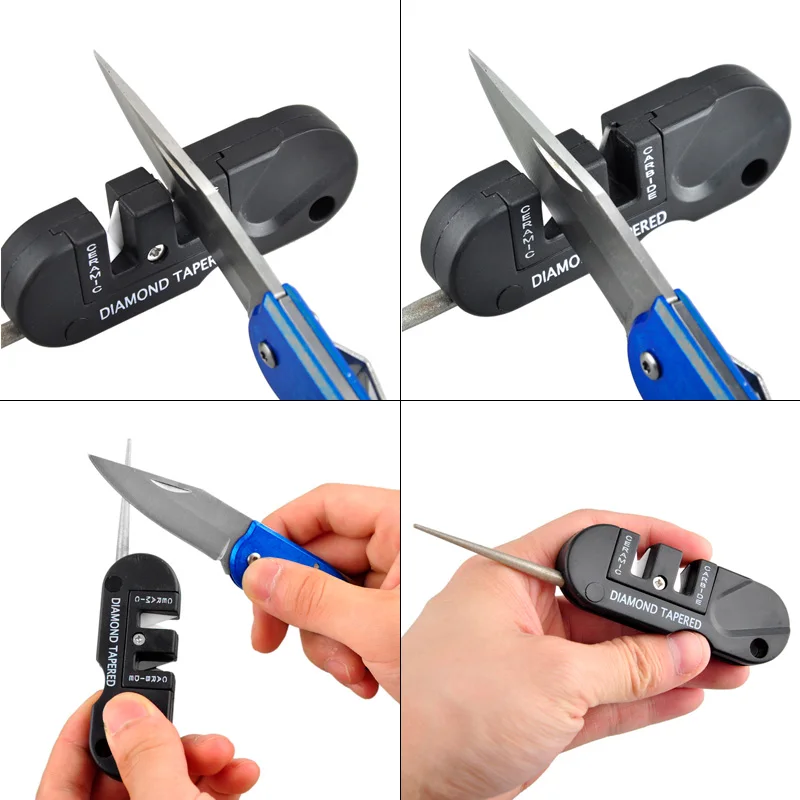 4-in-1 휴대용 텅스텐 세라믹 카바이드 나이프 숫돌 - Pocket Knife Ceramic 리뷰 및 가격
