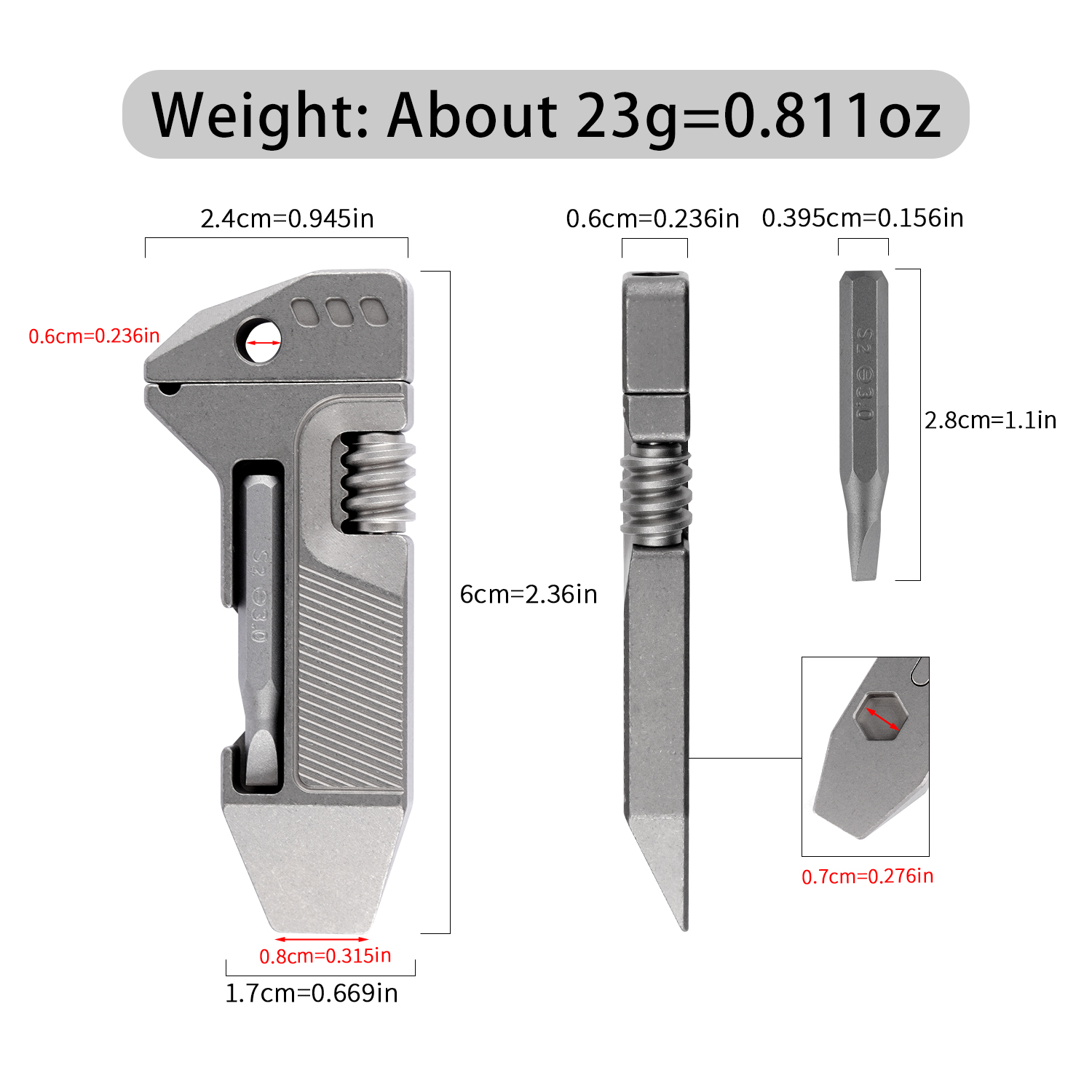 티타늄 합금 미니 EDC 다기능 포켓툴 휴대용 아웃도어 - Edc Gear Every Day Carry 리뷰 및 가격